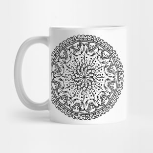 Love Mandala - Black Mug